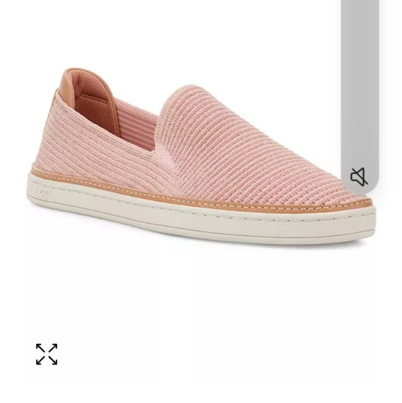 UGG Shoes - New Pink Ugg Womens Sammy Metallic Slip On Casual and Fashion Sneakers